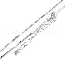 Ожерелья с цепочкой из латуни, долговечный, Реальная платина, 16.34 дюйм (41.5 см)