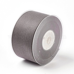 Rayonne et ruban de coton, ruban de bande sergé, ruban à chevrons, grises , 1-1/2 pouces (38 mm), environ 50yards / rouleau (45.72m / rouleau)