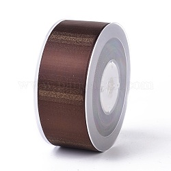 Doppelseitige Polyester-Satinbänder, Kokosnuss braun, 1-1/2 Zoll (38 mm), etwa 100 yards / Rolle (91.44 m / Rolle)
