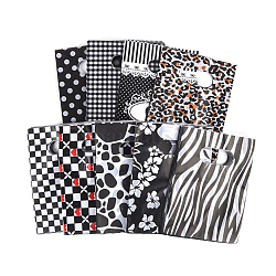 Печатных пластиковые мешки, прямоугольные, чёрные, 60x50 см