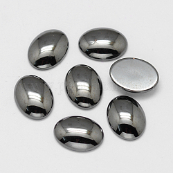 Non magnetici cabochon ematite sintetici, ovale, 18x13x5mm