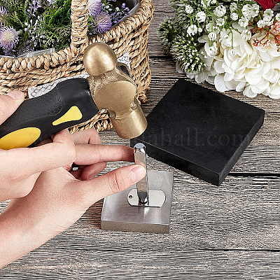 Gold Hammer Iron Anvil For Jewelry Making Diy Tools Square