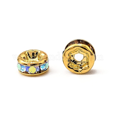 Латунь марки А горный хрусталь Spacer бисер&nbsp;RSB034NFG-1