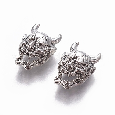 Сплавочные овальные бусины тибетского стиля &nbsp;TIBEB-L003-02-1