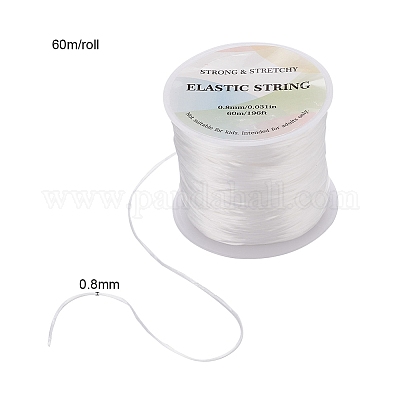 6 Sizes Crystal Elastic String, 0.4+0.6+0.7+0.8+1+1.2mm Stretchy String  Cord, Clear Beading Thread for Jewelry Making, Strong Stretch Polyester  Bead Cord for Necklace, Bracelet : : Home