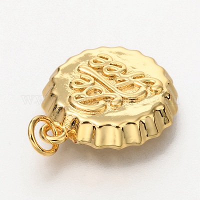 Латунные подвески&nbsp;KK-J275-19G-1