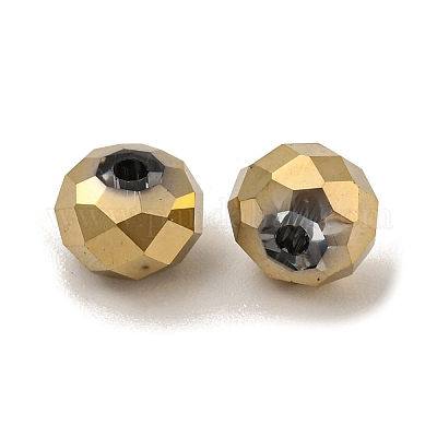 Гальванические стеклянные бусины&nbsp;EGLA-Z004-01A-03-1