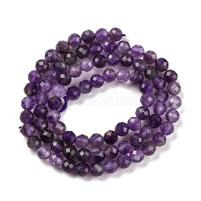 Natürlichen Amethyst Perlen Stränge&nbsp;G-F770-C07-02AB-1