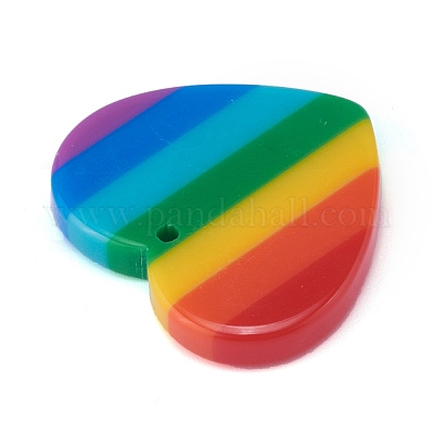 Ciondoli a strisce di plastica&nbsp;KY-H003-01-1