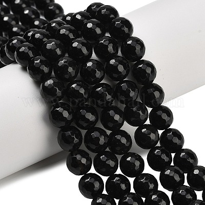 Natürlichen Obsidian Perlen Stränge&nbsp;G-C280-B11-10mm-1
