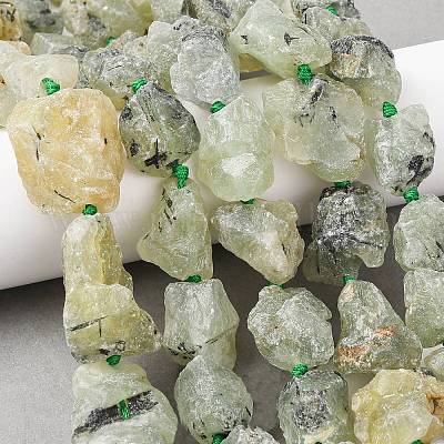 Необработанные грубые натуральные пренитовые бусины&nbsp;G-P528-A05-01A-1