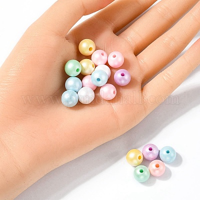 Непрозрачные акриловые бусины&nbsp;MACR-YW0002-18A-1