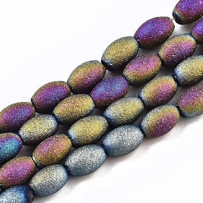 Матовое гальванических бисер пряди&nbsp;EGLA-N007-001-1