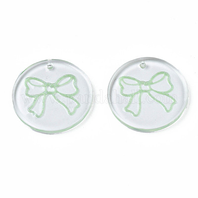 Прозрачные смоляные подвески RESI-N030-006E-1