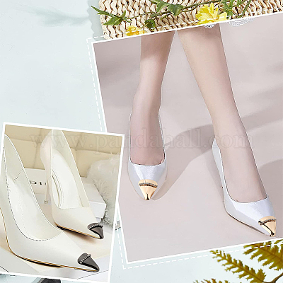 4 шт. 2-х цветные железные накладки на подносок&nbsp;FIND-GF0004-91-1