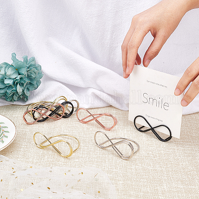 4 стиль 8 шт железный держатель для карточек&nbsp;ODIS-CA0001-01-1