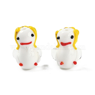 Бусины лэмпворк ручной работы&nbsp;GLAA-B021-01-1