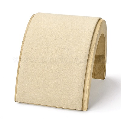 Деревянные ювелирные изделия ожерелья отображает стенды NDIS-K003-02B-1