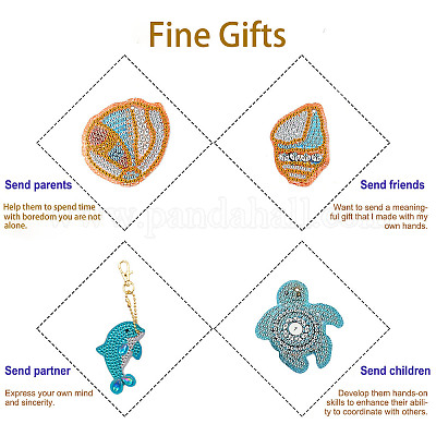 1pc 5d Diamond Painting Kit, Glass Turtle Pattern Diy Diamond