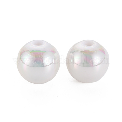 Непрозрачные акриловые бусины MACR-S370-14mm-01-1