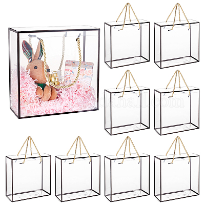 Boîte cadeau en plastique transparent pour animaux de compagnie&nbsp;LS-AJEW-WH0166-06A-01-1