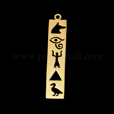 201 pendentifs en acier inoxydable&nbsp;EVIL-PW0001-07J-G-1