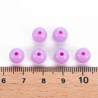 Непрозрачные акриловые бусины X-MACR-S370-C8mm-A03-1