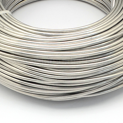 Round Aluminum Wire, Bendable Metal Craft Wire, Flexible Craft Wire, for  Beading Jewelry Doll Craft Making, Champagne Gold, 12 Gauge, 2.0mm,  55m/500g(180.4 Feet/500g)