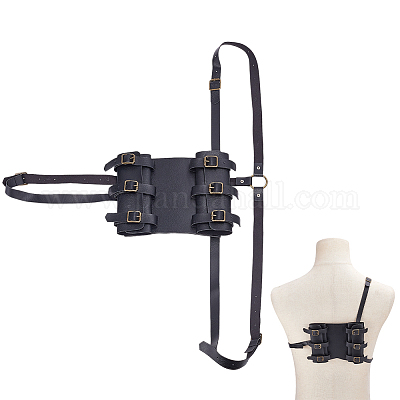 Mittelalterlicher Doppelschwerthalter aus Polyester&nbsp;AJEW-WH0816-534AB-02-1