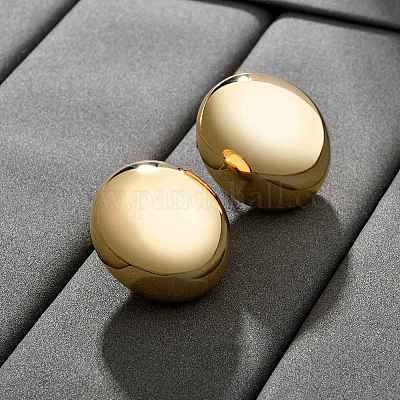 Латунь серьги&nbsp;EJEW-S270-06G-1