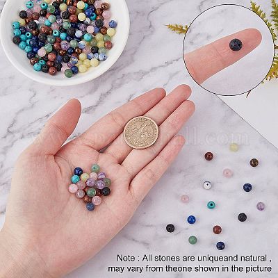 Наборы для самостоятельного изготовления растягивающихся браслетов на тему чакры DIY-SC0012-73-1