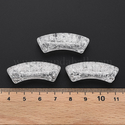 Прозрачных бусин акриловые треск CACR-S009-001B-NA-1