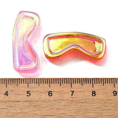 Cabochons en résine avec placage UV&nbsp;RESI-H035-01A-1