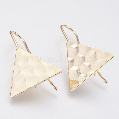 Ganci di orecchini in ottone&nbsp;X-KK-T029-122G-1