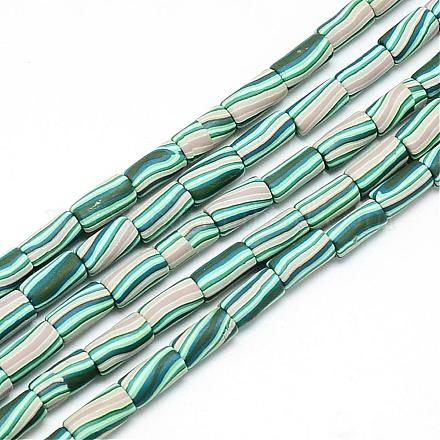 Polymer Clay Bead Strands CLAY-T001-D16-1