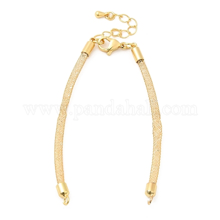 Realizzazione di braccialetti con maglie a catena in ottone DIY-B066-01G-01-1