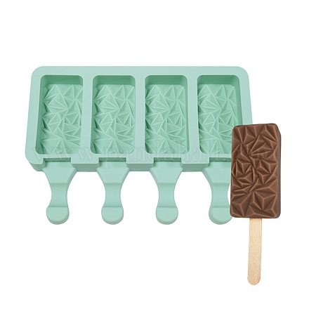 Пищевые силиконовые Молды для мороженого прямоугольной Молды «сделай сам» DIY-D062-06A-1