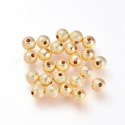 Perles en laiton texturées KK-Q669-36G-1