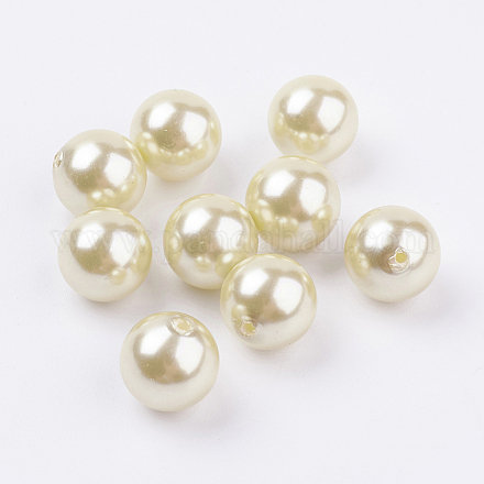 Perla de concha perlas medio perforadas BSHE-G016-10mm-07-1