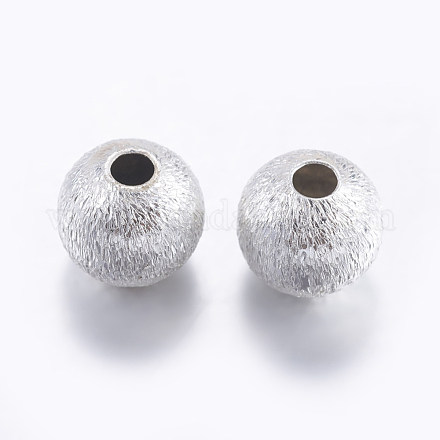 Perles en laiton texturées KK-K197-C-38S-1
