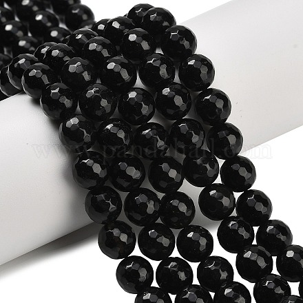 Natürlichen Obsidian Perlen Stränge&nbsp;G-C280-B11-10mm-1