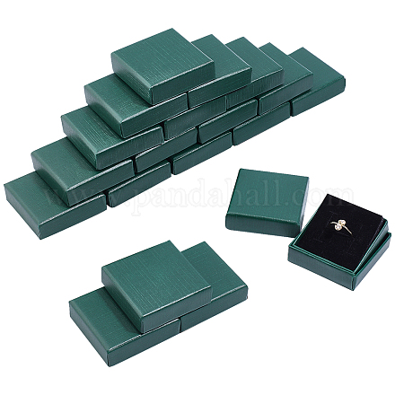 Nbeads 20 pz scatola regalo di cartone quadrato set di gioielli scatole CON-NB0001-81-1