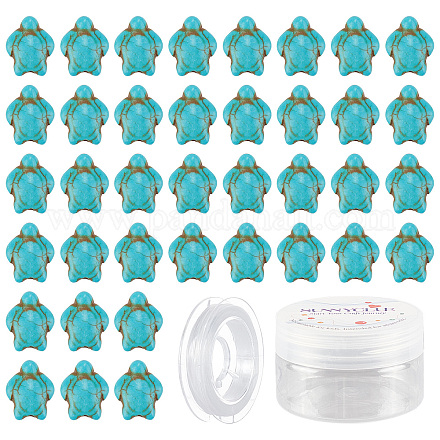 Sunnyclue diy kits de fabricación de pulseras elásticas de cuentas de tortuga DIY-SC0015-28A-A-1