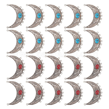 Arricraft 20 шт. 2 стильные тибетские люстры из сплава звенья компонентов FIND-AR0003-50AS-1