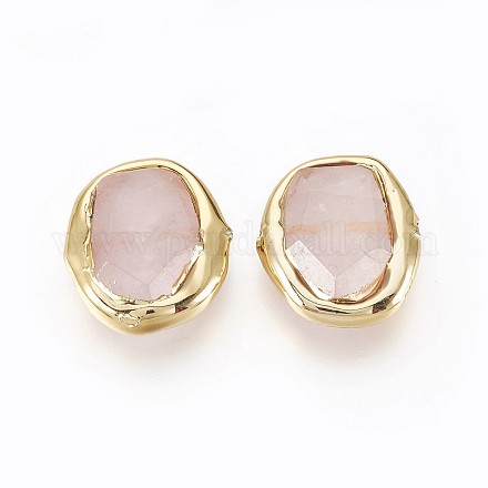 Perles de quartz rose naturel G-P405-A03-1