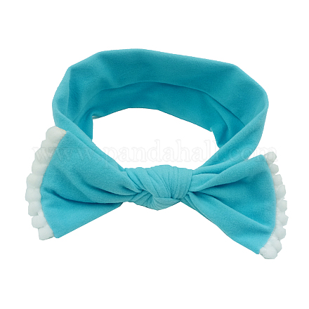 Cotton Elastic Baby Headbands for Girls OHAR-Q261-01-1