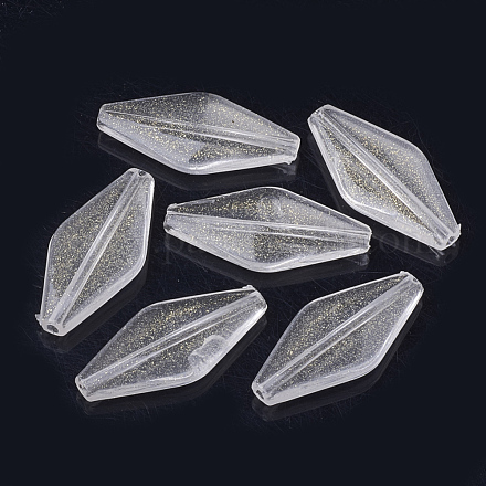Abalorios de acrílico transparentes TACR-Q264-04-1