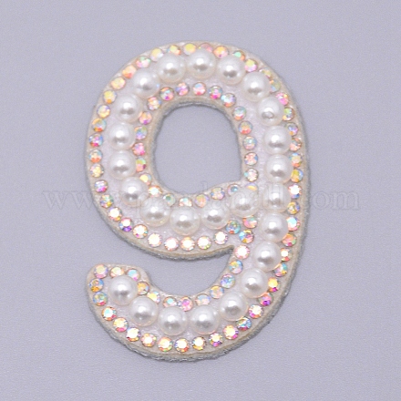 Parches de perlas de imitación DIY-WH0190-89G-1