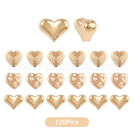 120шт 3 стиля пластиковые бусины ccb&nbsp;CCB-YW0001-76G-1