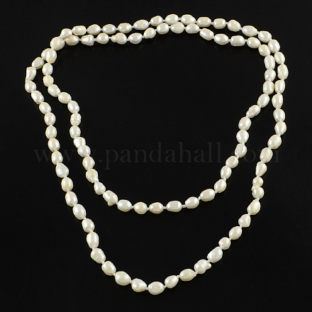 Perle de perle deux colliers à plusieurs niveaux NJEW-Q282-15-1